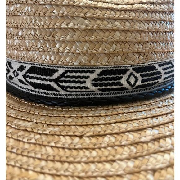 Geo-Trim Straw Panama Hat - Picture 4 of 10